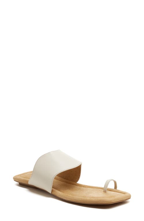 Theo Toe Ring Sandal in Shell