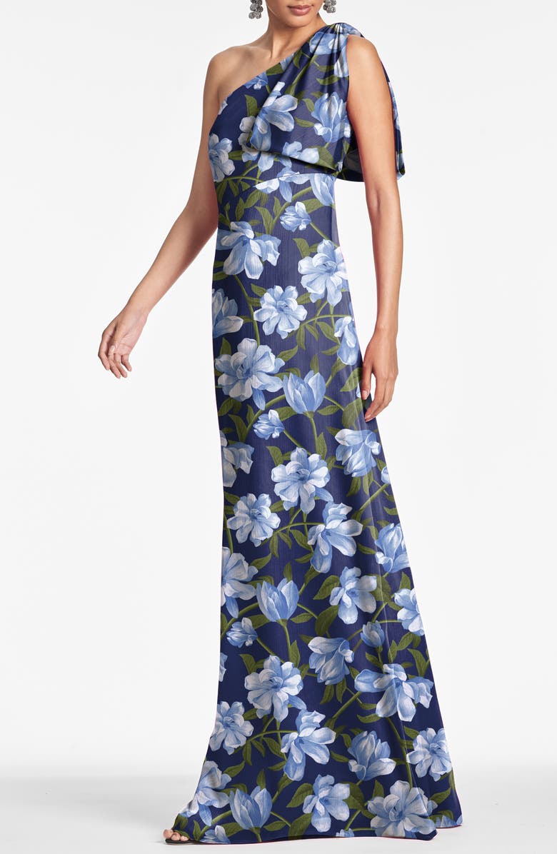 Sachin & Babi Chelsea Bow One-Shoulder Gown | Nordstrom