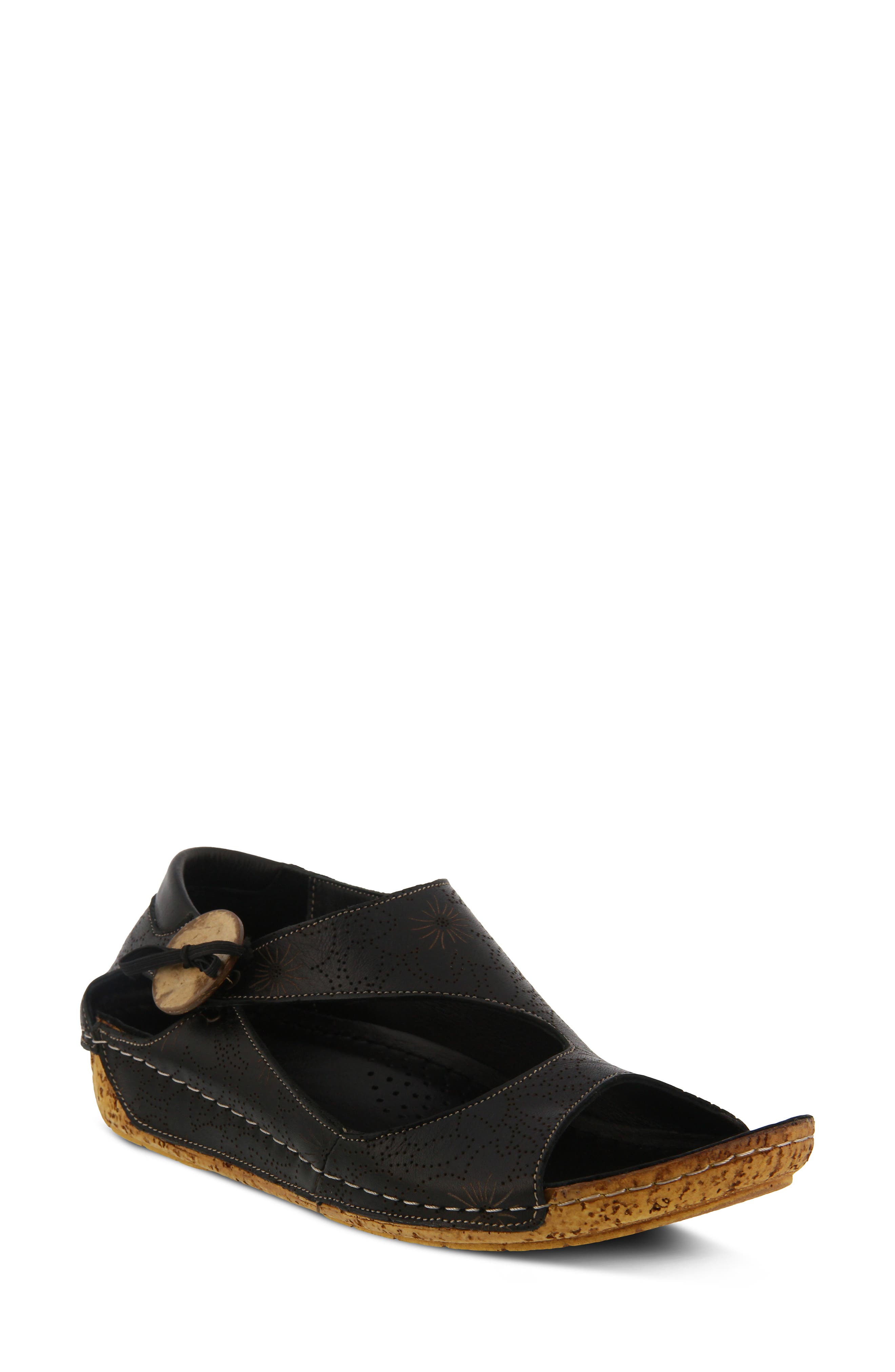 Spring Step Lorelle Flat - Black