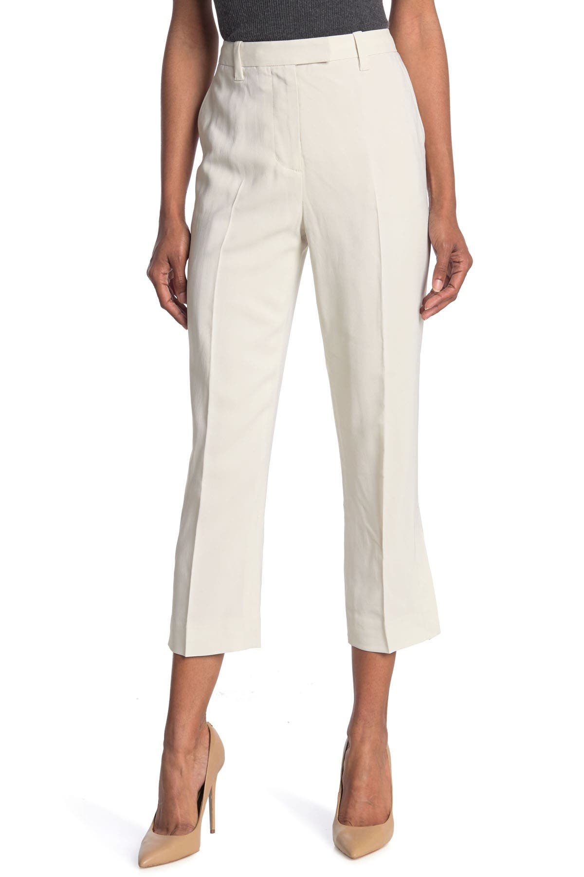 3.1 Phillip Lim / フィリップ リム Cropped Kick Flare Pants In Natural Wht