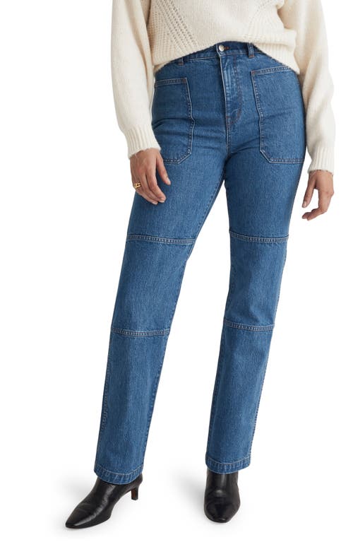 Madewell The '90s Straight Leg Utility Jeans Fenwood Wash at Nordstrom,