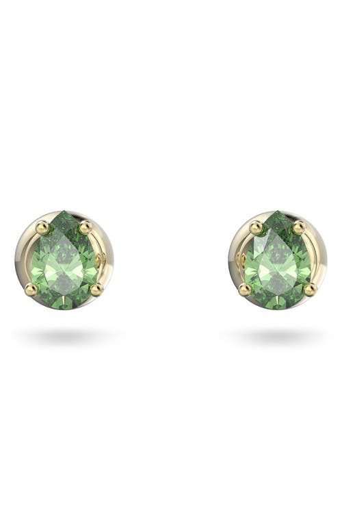 Swarovski Stilla Stud Earrings in Green at Nordstrom