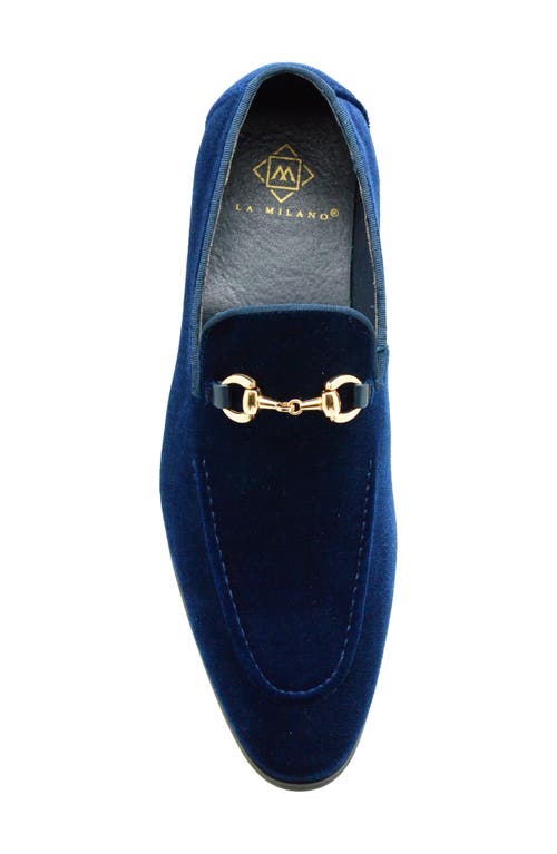 La Milano Barney Bit Loafer In Navy