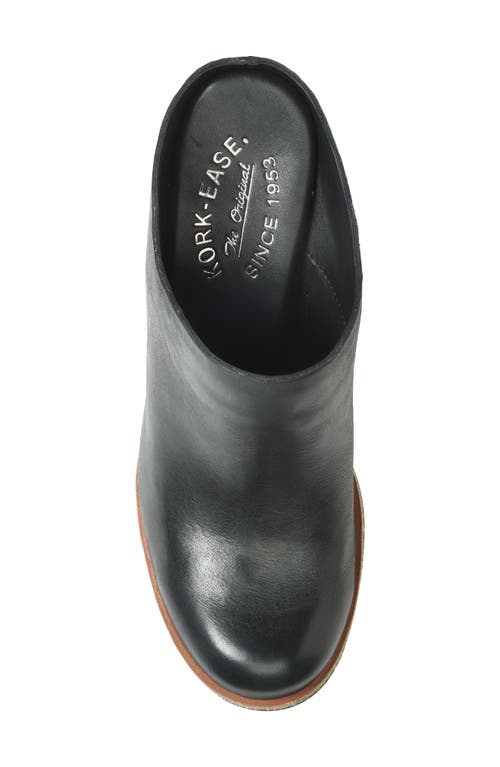 Kork-ease ® Challis Mule In Black Leather