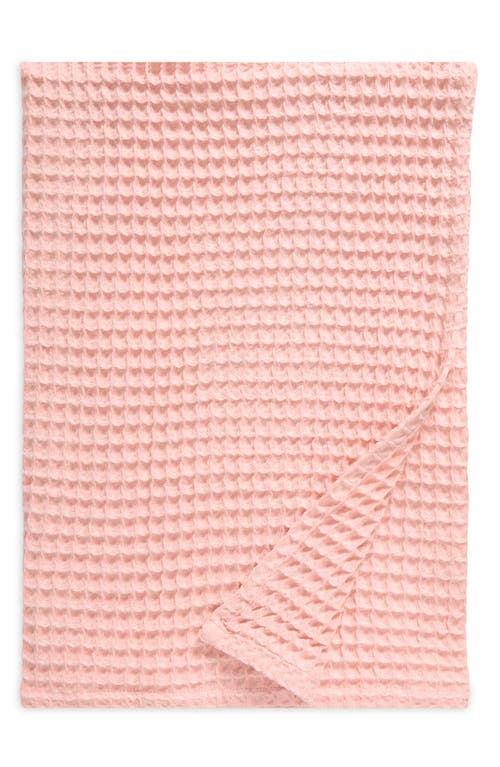 Shop Bella Tunno Cotton Waffle Baby Blanket In Blush