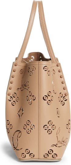 Christian Louboutin Loubinthesky Small Perforated Cabarock Spikes Tote