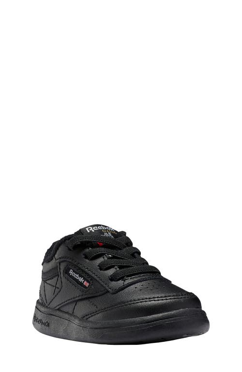 Reebok Kids' Club C Sneaker In Core Black/black/black
