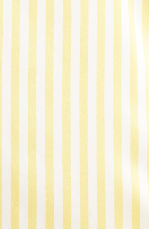 Lunya Washable Silk Pajama Romper In Midsummer Stripe