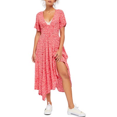 Free People In Full Bloom Dress, Red