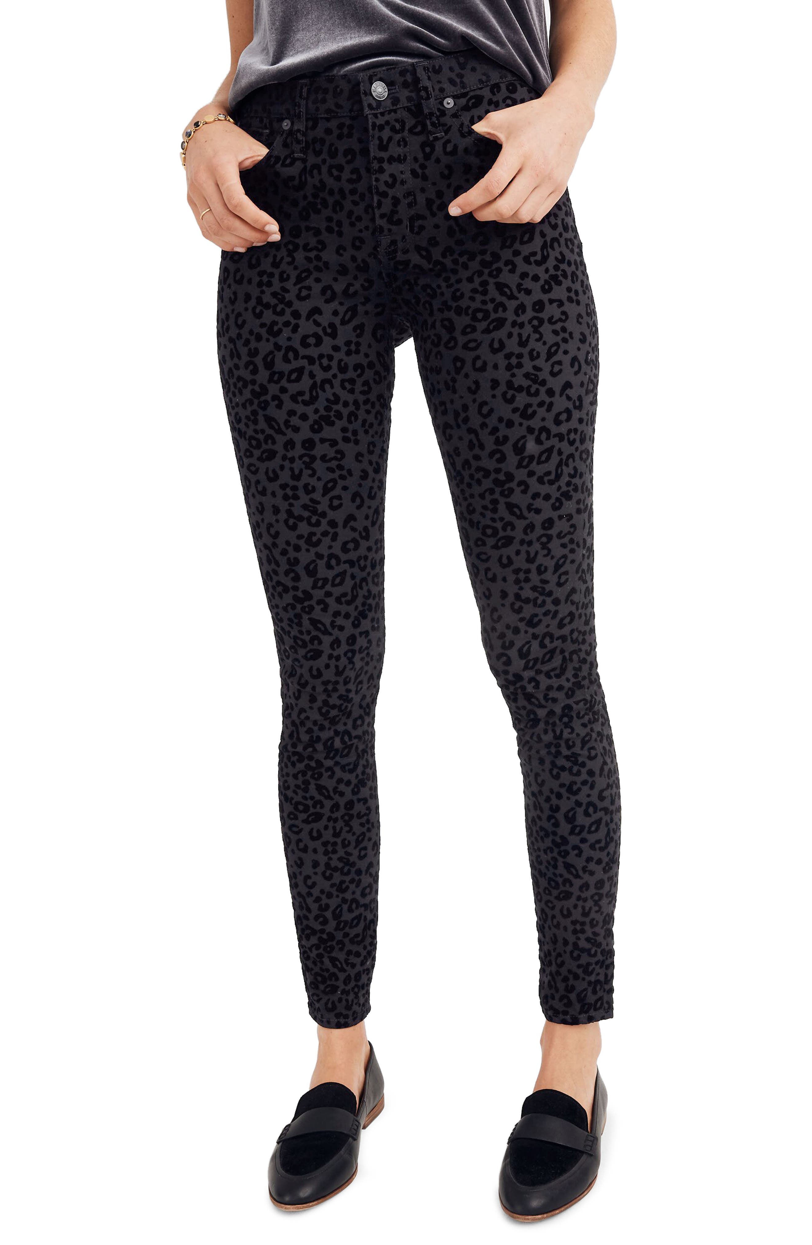 madewell leopard jeans