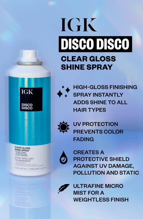 Igk Disco Disco Clear Gloss Shine Spray In No Color