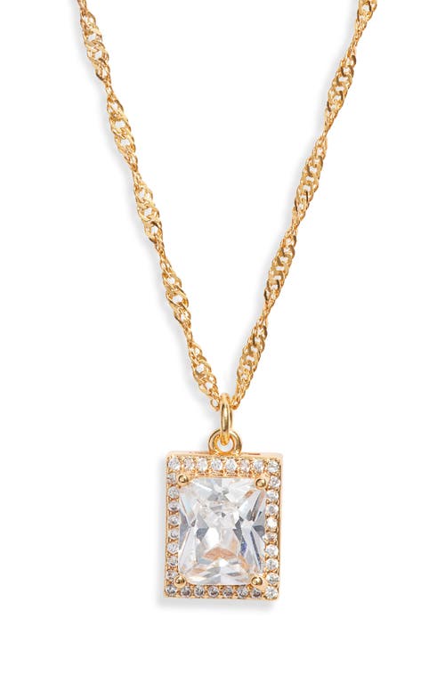 VIDAKUSH The Vixen Pendant Necklace in Clear at Nordstrom, Size 16