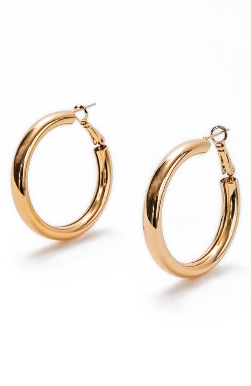 Gretchen Hoop Earrings in Gold