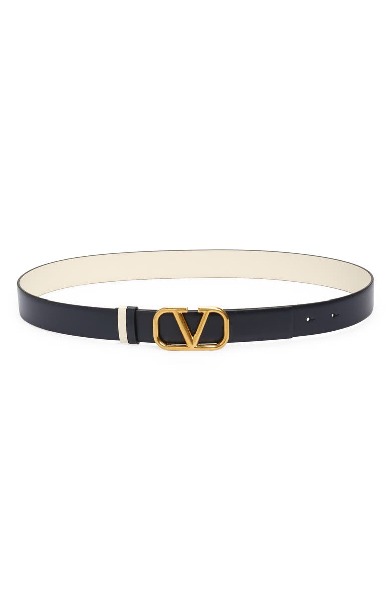 Valentino Garavani VLOGO Reversible Leather Belt | Nordstrom