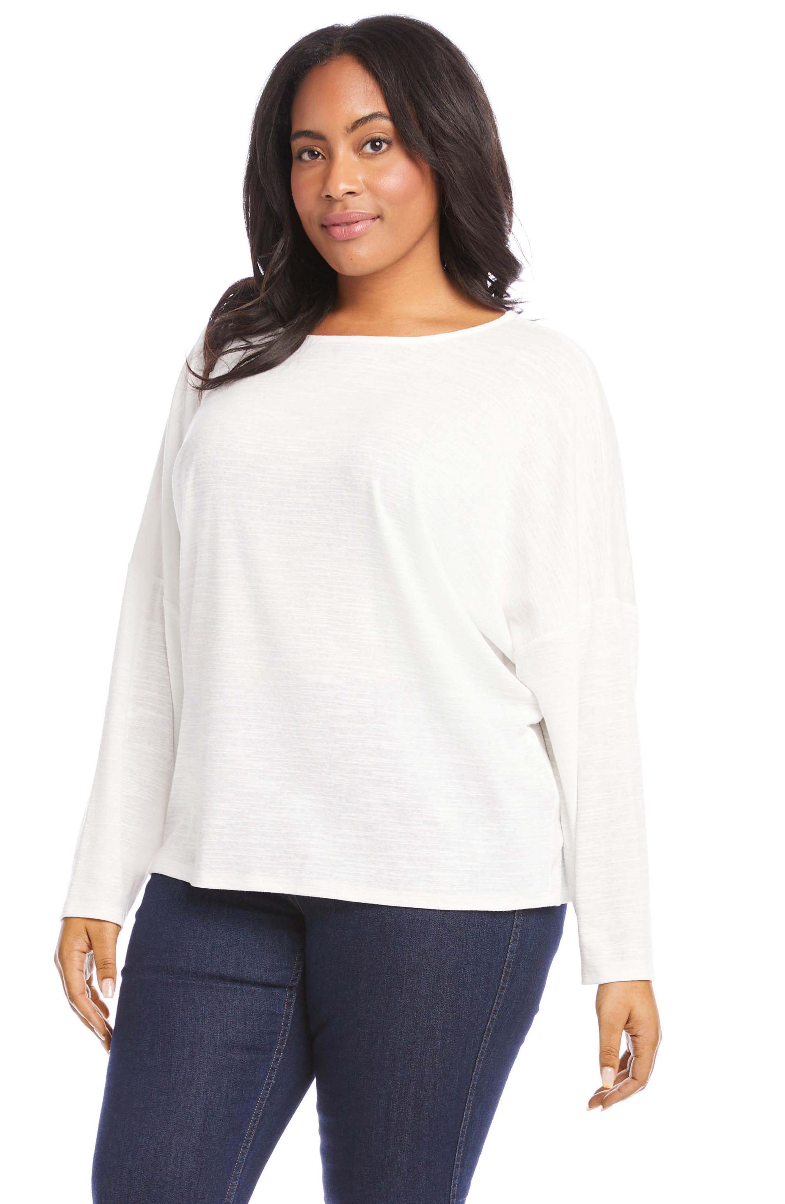 Karen Kane Dolman Sleeve T-Shirt 