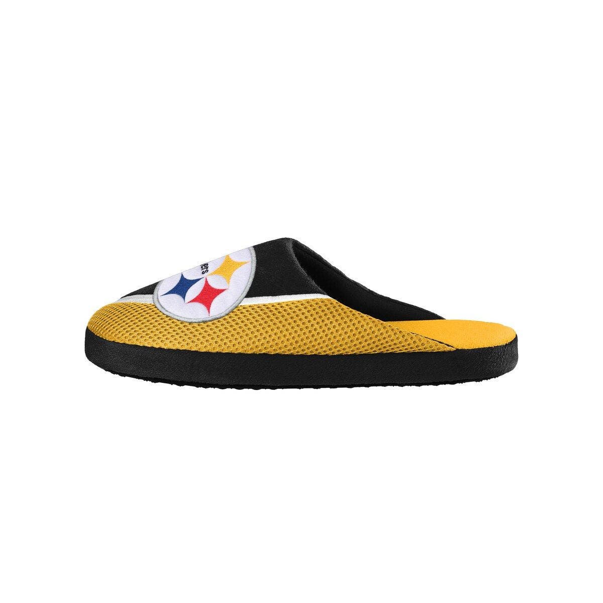 steelers slippers mens