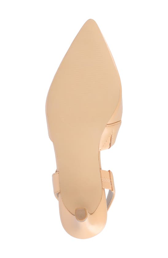 Journee Collection Scarlett Pointed Toe Pump In Natural