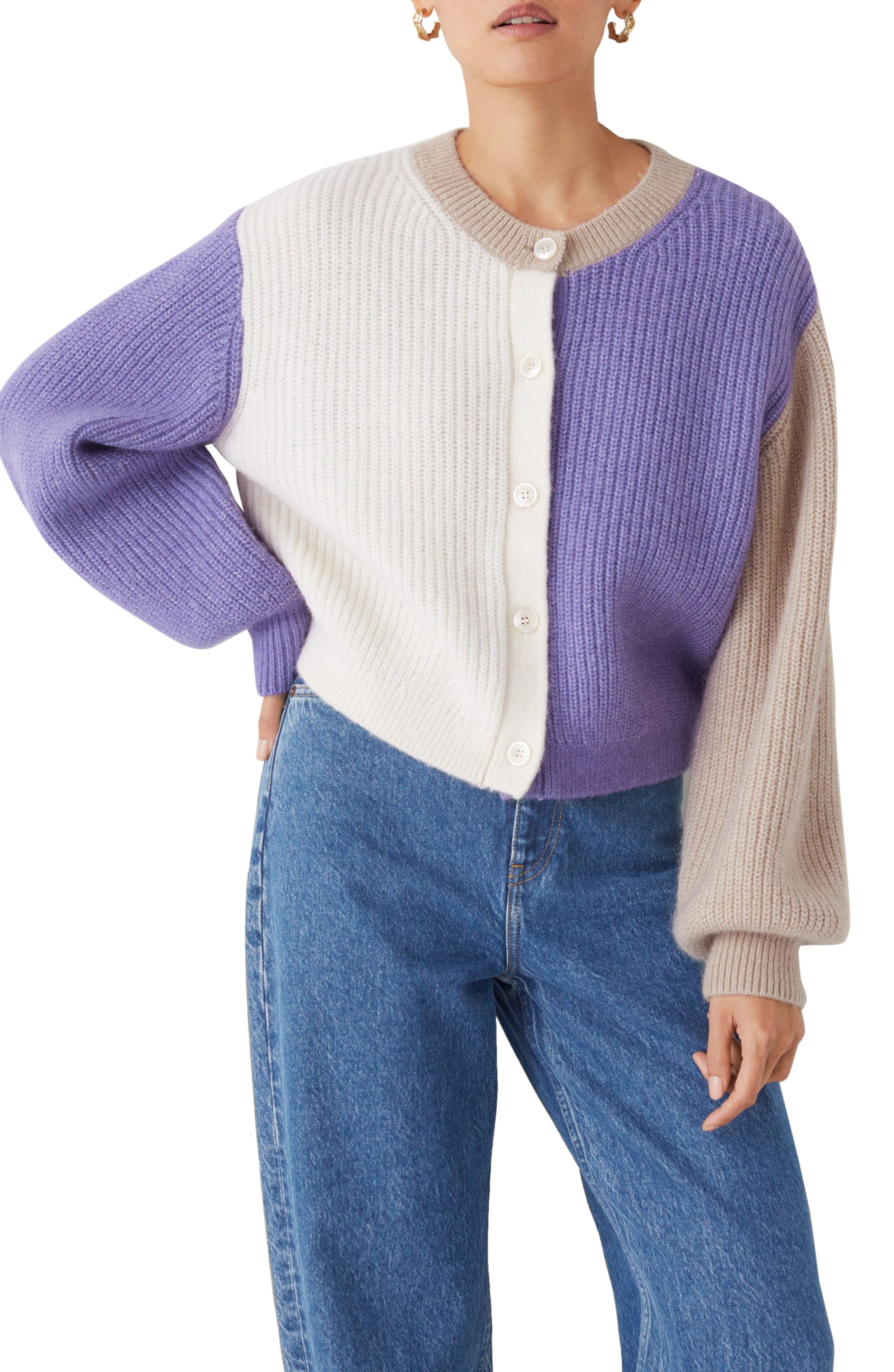 other stories purple sweater