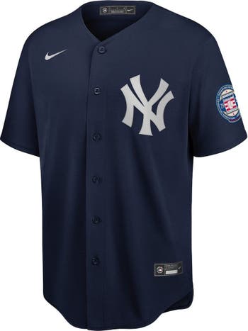 Derek Jeter New York Yankees Shirt Youth Medium Navy Blue MLB Adidas Boy's