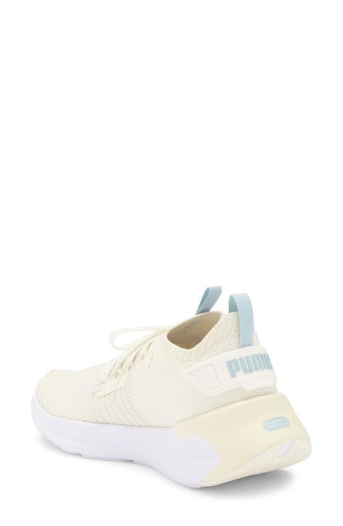 Puma Softride Symmetry Fuzion Sneaker In Warm White-frosted Dew