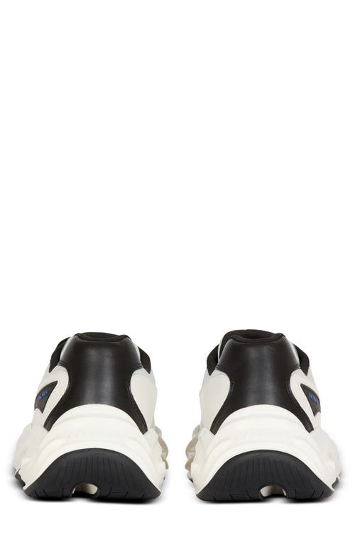 Shop Balmain Run-row Sneaker In Light Grey/multi