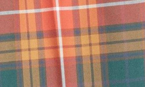Stockholm Surfboard Club Sune Plaid Flat Front Pants In Check