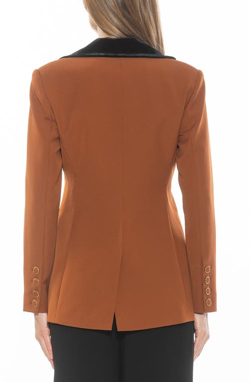 Alexia Admor Reiss Peak Lapel Blazer In Camel