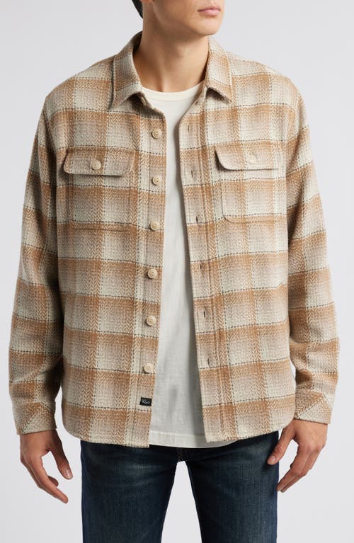 Rails Berkshire Plaid Flannel Shirt Jacket in Sienna Sunset 