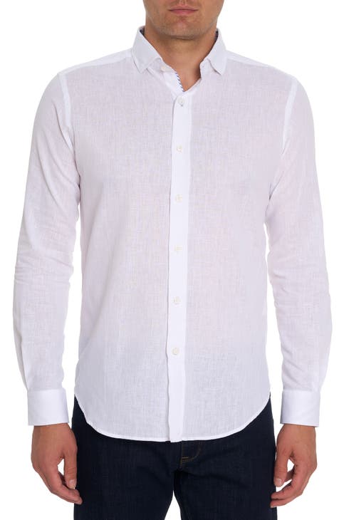white linen shirt for men | Nordstrom