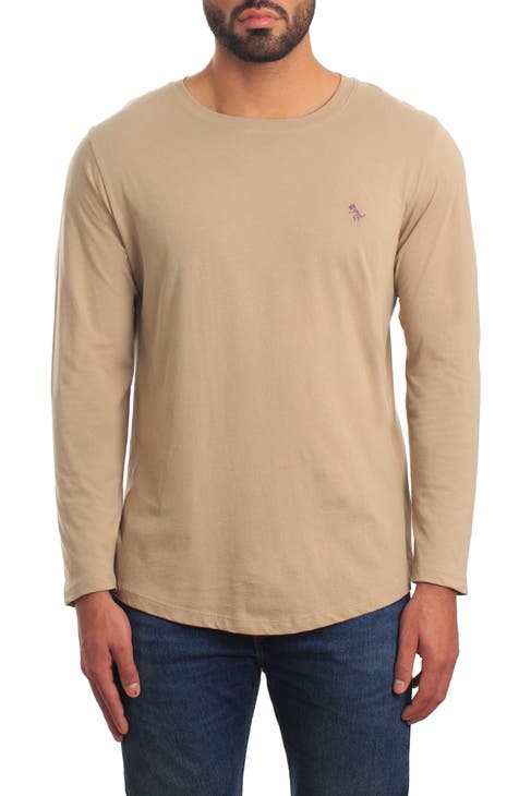 Peruvian Cotton Long Sleeve Crewneck T-Shirt