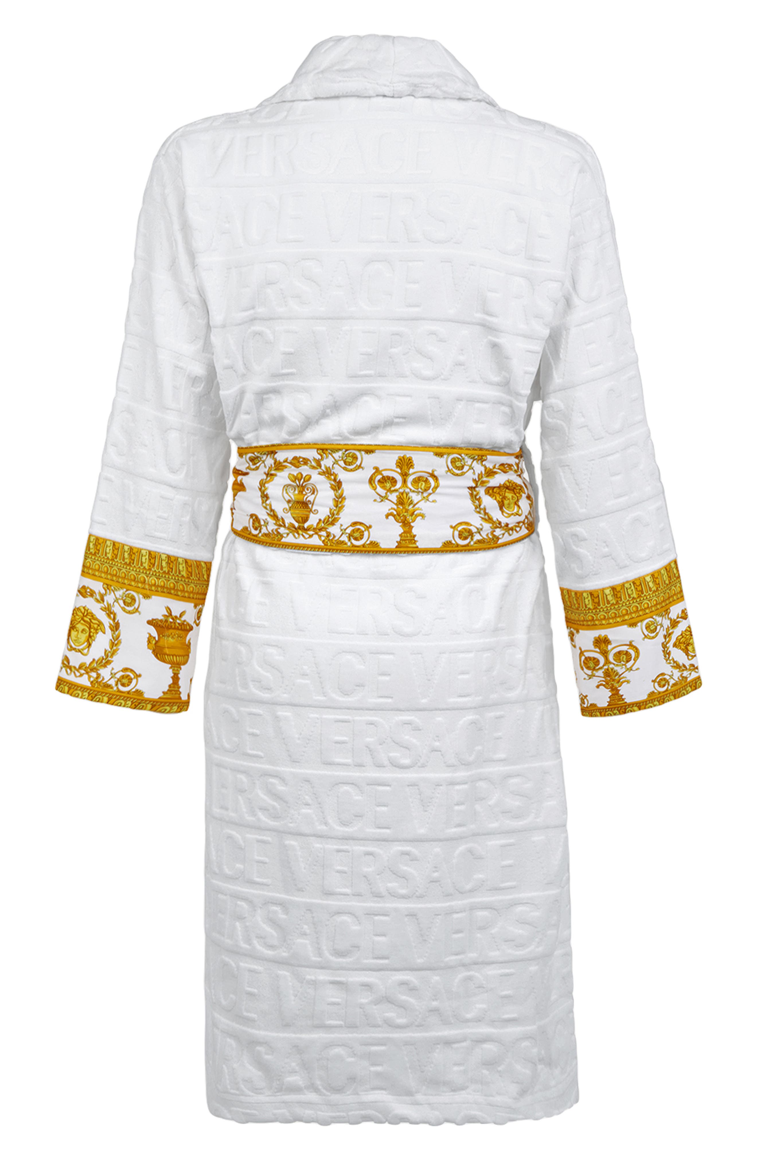 versace men's barocco terry robe