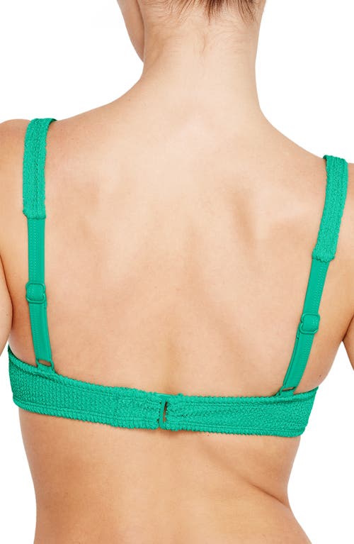 Shop Good American Always Fit Underwire Bikini Top In Jade Green001