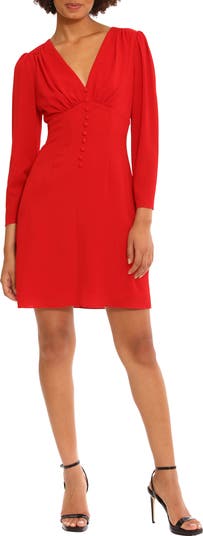 Donna Morgan For Maggy Long Sleeve A Line Dress Nordstromrack