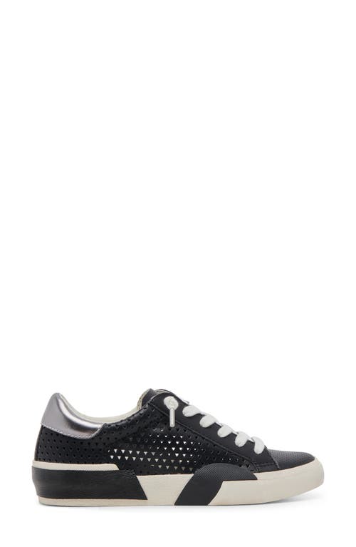 Shop Dolce Vita Zina Perforated 360 Slip-on Sneaker In Black Leather