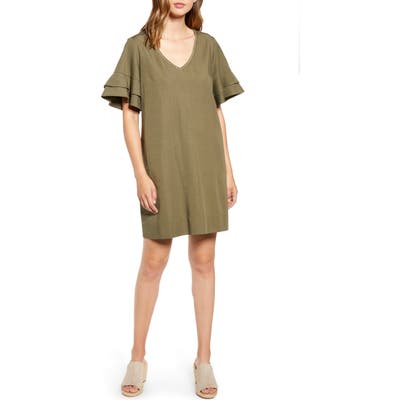 Tommy Bahama Lanailette V-Neck Shift Dress, Green