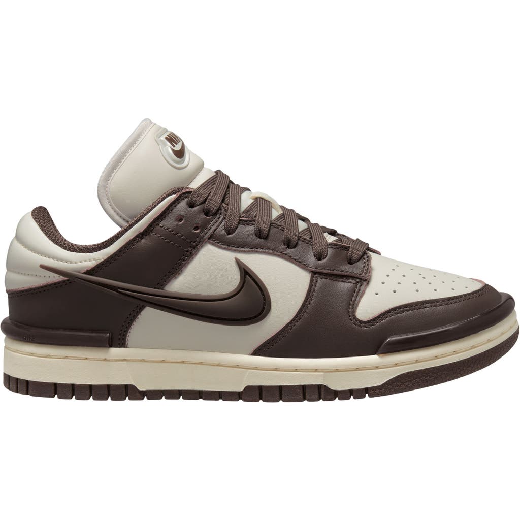 Nike Dunk Low Twist Sneaker In Phantom/brown/milk