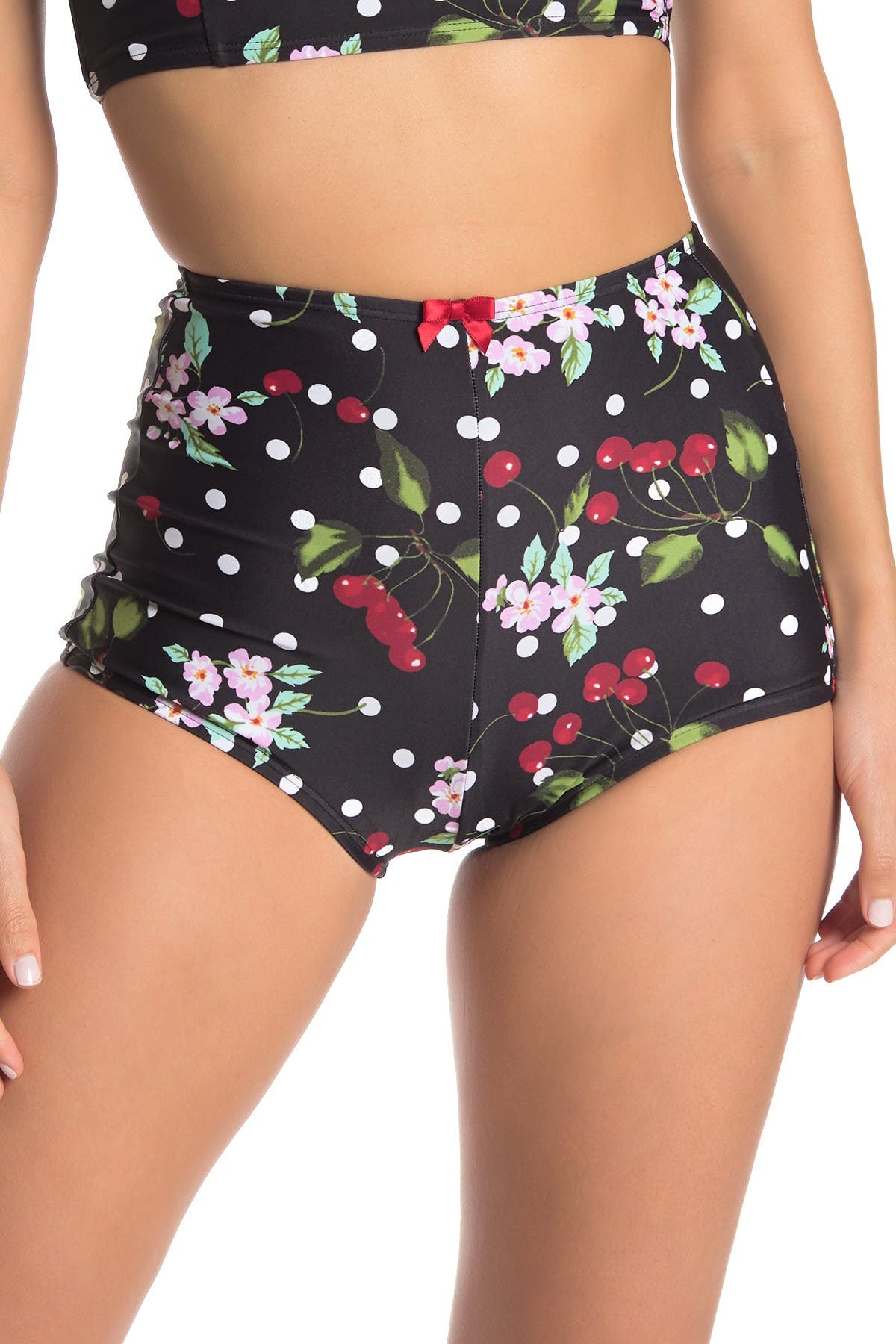 high waisted boyshort swim