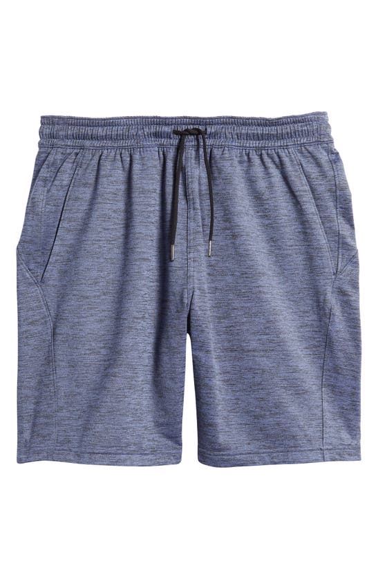 Zella Pyrite Knit Shorts In Blue Marlin