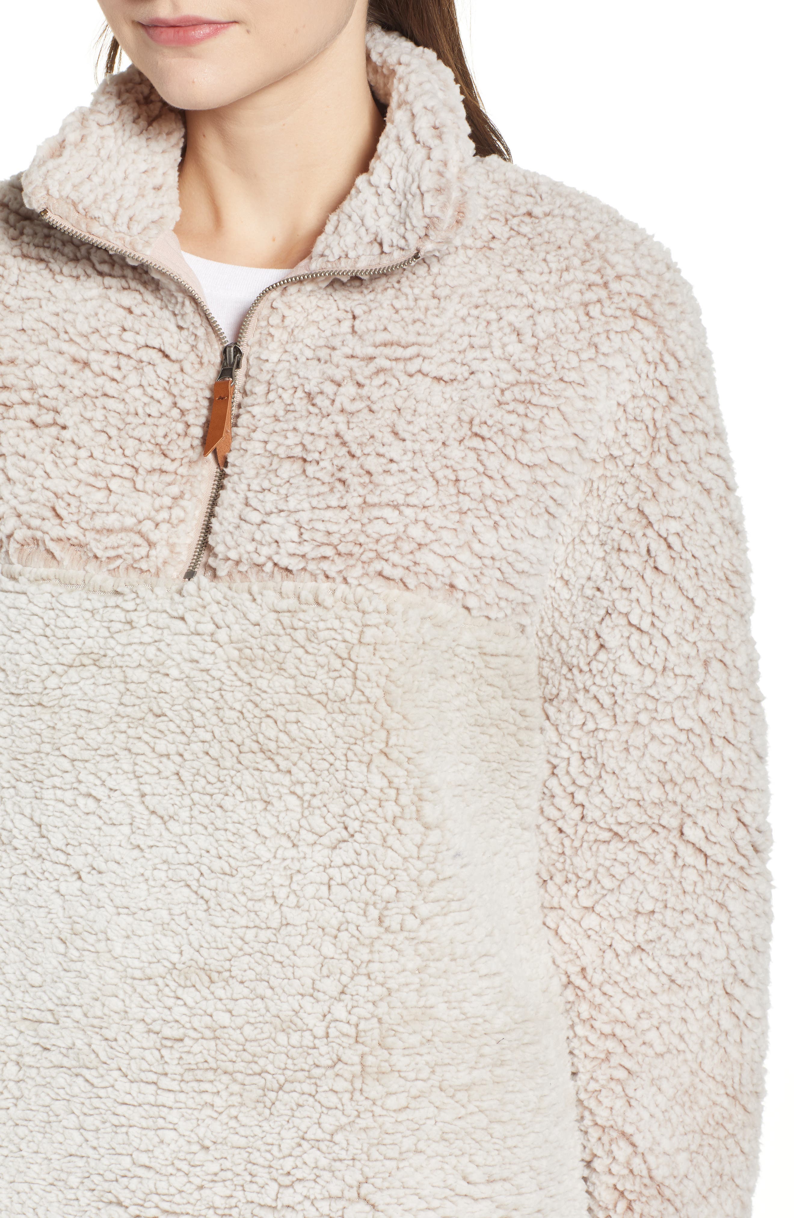 thread and supply cozy fleece hoodie