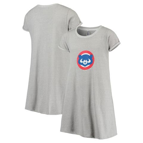 Outerstuff Girls Youth Heather Gray Chicago Cubs America's Team Raglan  Pullover Hoodie