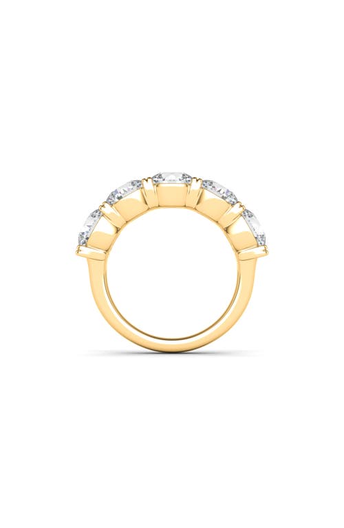 Hautecarat 5-stone Lab Created Diamond Anniversary Ring In Yellow Gold