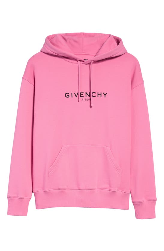 GIVENCHY REGULAR FIT COTTON LOGO GRAPHIC HOODIE