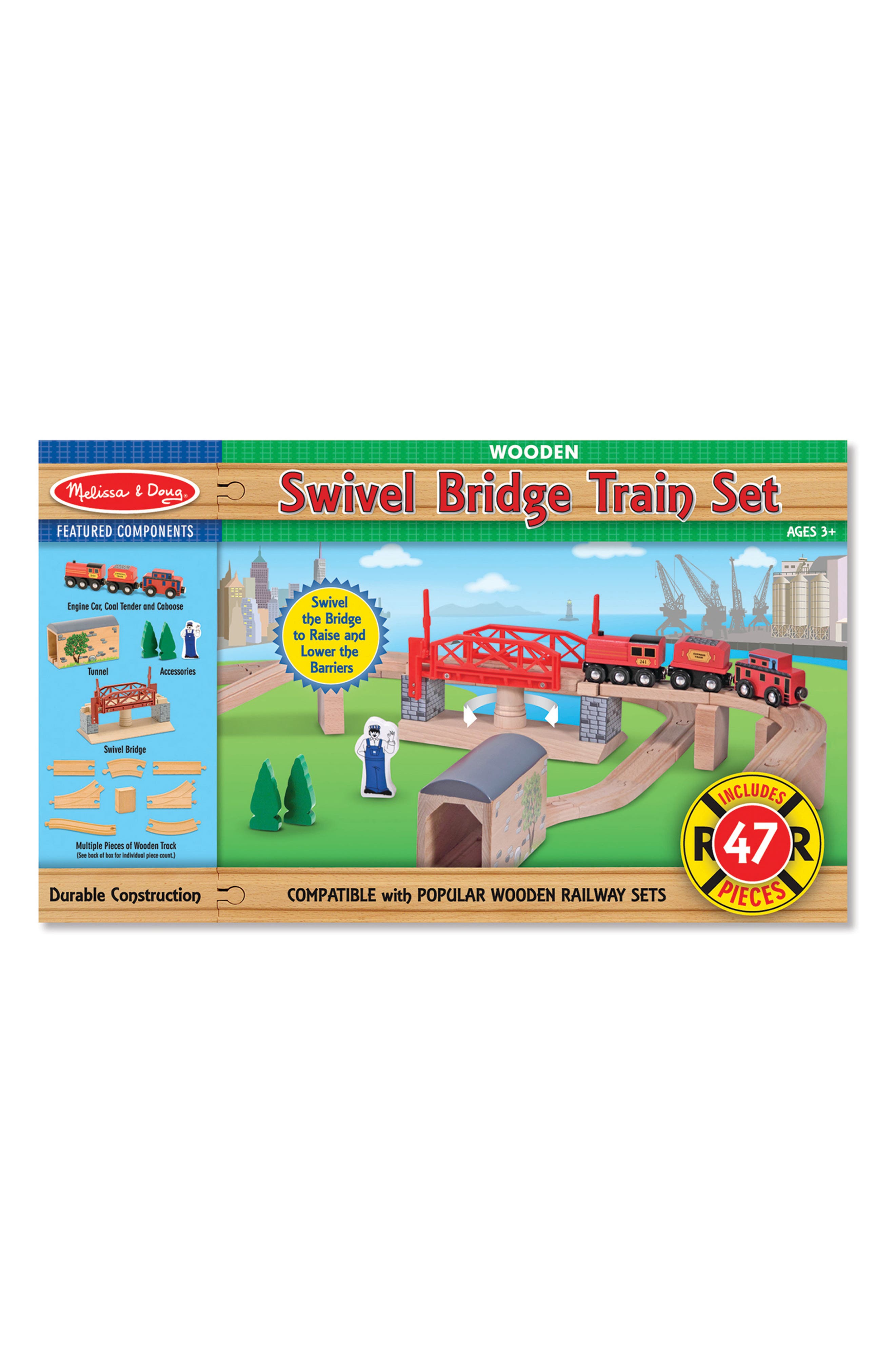 swivel bridge train set