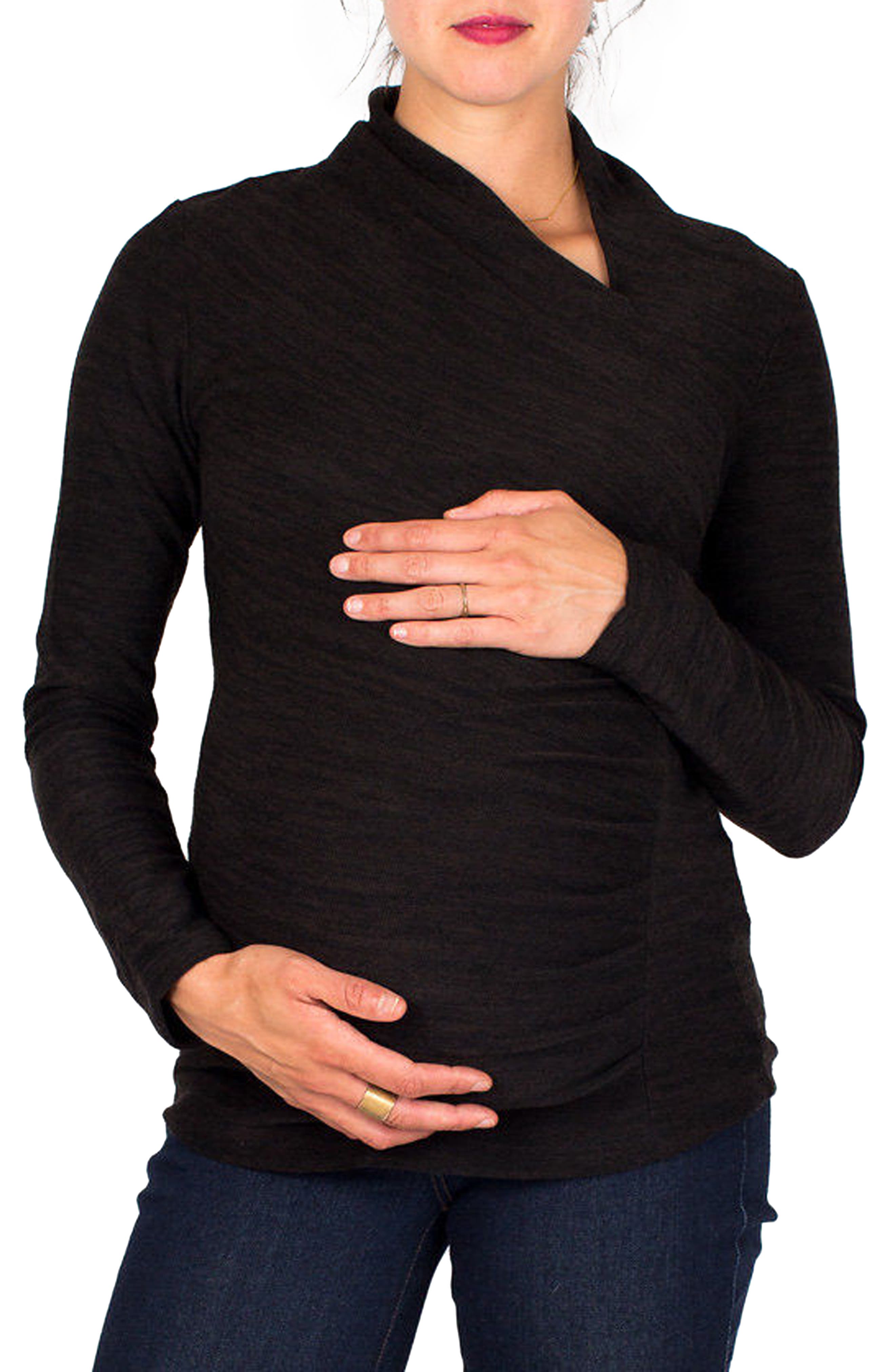 Nom Maternity Amy Maternity Sweater, Black