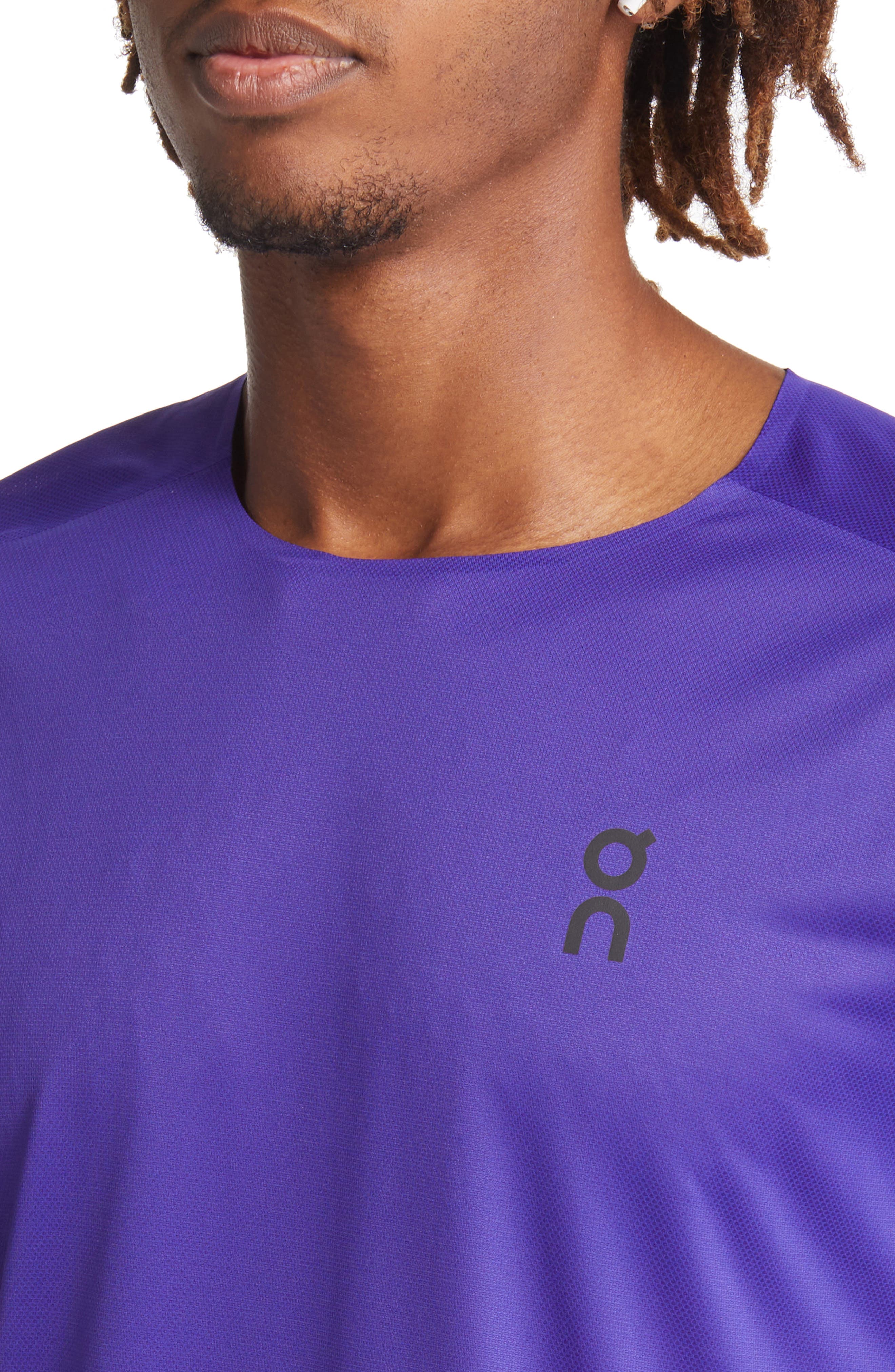 On Men's Performance-T Running T-Shirt in Meadow/Black