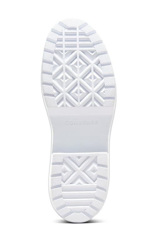 Converse Chuck Taylor All Star High Top Notched Heel Platform Sneakers Women In White/black/egret