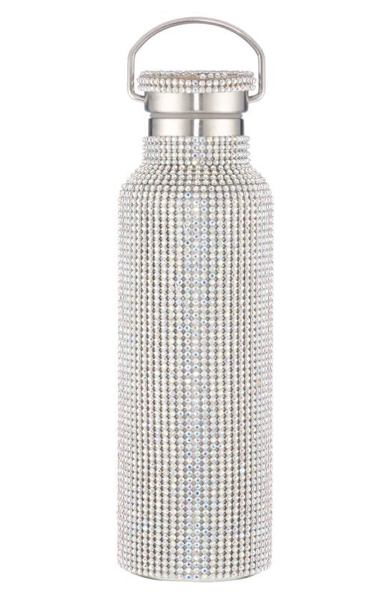 Collina Strada Crystal Embellished Insulated Water Bottle In Iridescent