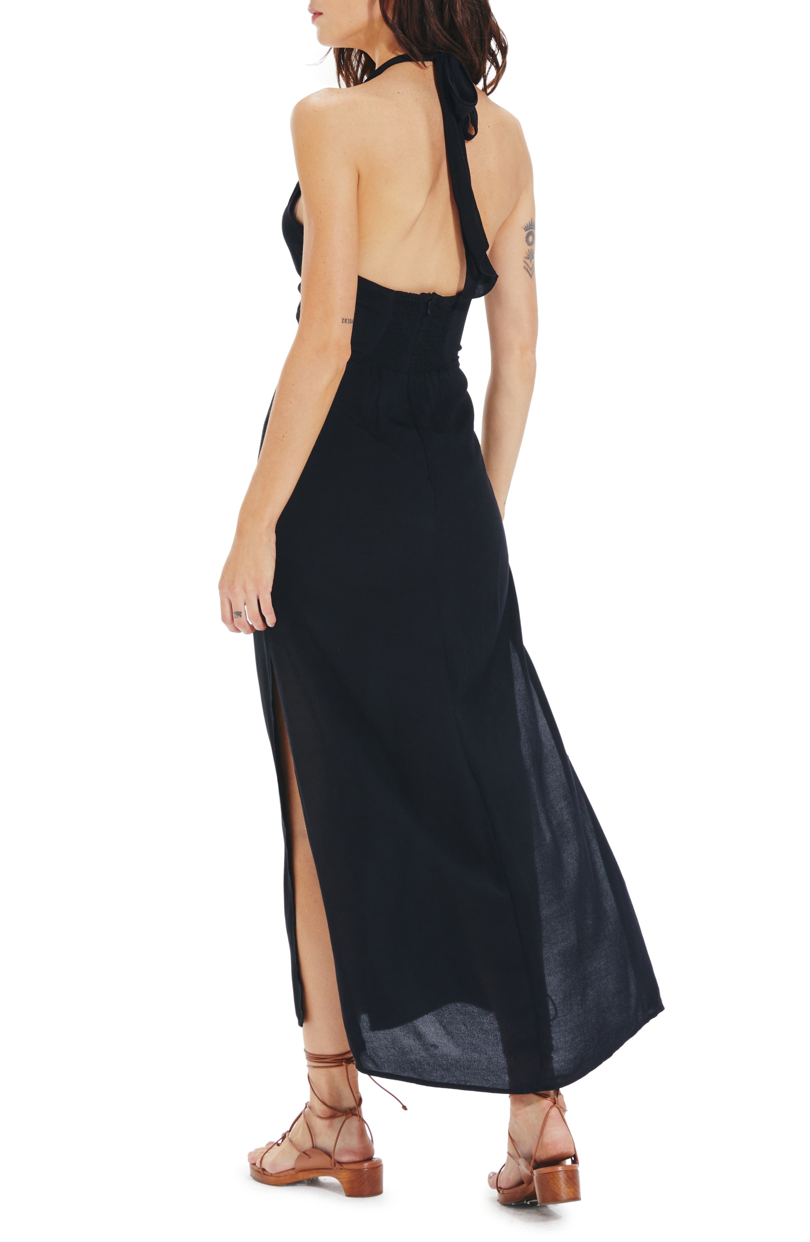 ViX Swimwear Lidia Strappy Cutout CoverUp Midi Dress Nordstrom