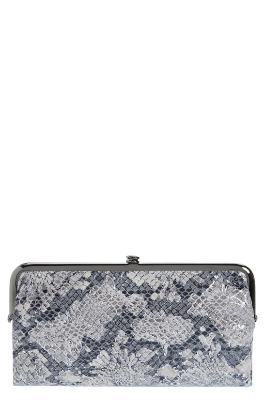 Hobo 'lauren' Leather Double Frame Clutch In Enchanted Floral