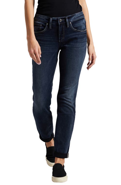 Silver Jeans Co. Slim Leg Boyfriend Jeans in Indigo at Nordstrom, Size 29 X 29
